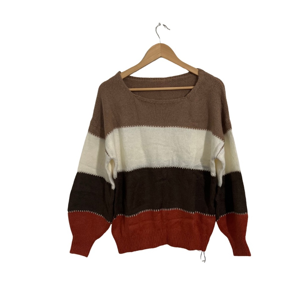 Colorblock Women's Sweater L